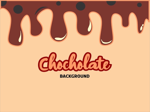 Vector de fondo de chocolate