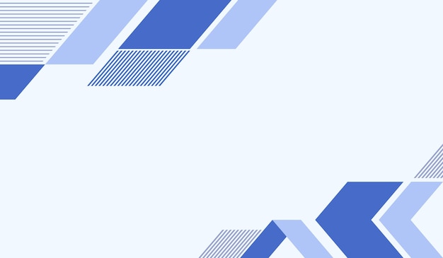 Vector de fondo de color azul simple para negocios