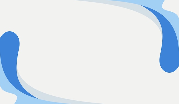 Vector de fondo de color azul simple para negocios