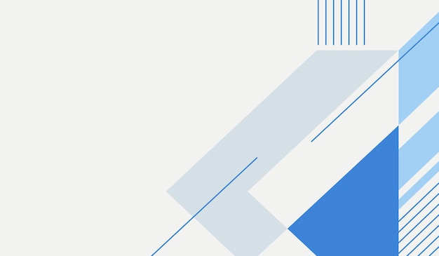 Vector de fondo de color azul simple para negocios