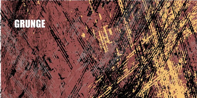 Vector de fondo de color marrón de textura grunge abstracto