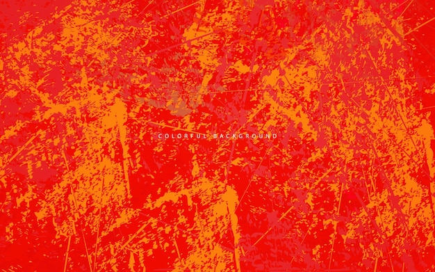 Vector de fondo de color rojo de textura grunge abstracto