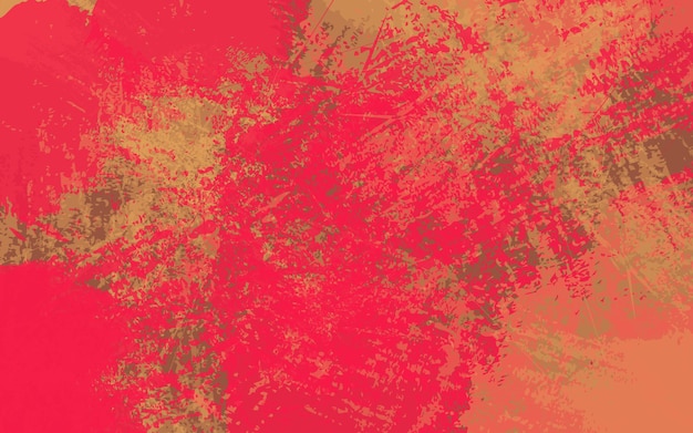 Vector de fondo de color rojo de textura grunge abstracto