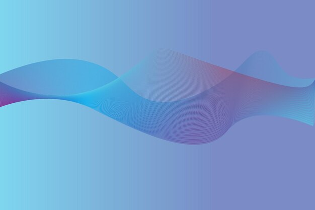 Vector de fondo de colores abstract línea de onda para el sitio web del folleto de diseño