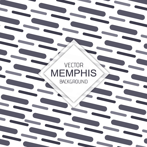 Vector de fondo colorido de Memphis