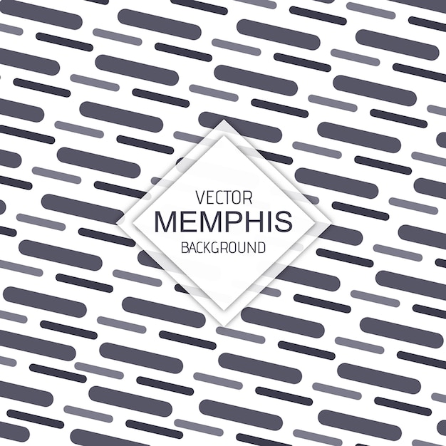 Vector vector de fondo colorido de memphis