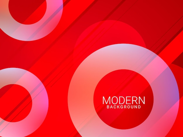 Vector de fondo colorido patrón moderno elegante rojo geométrico abstracto