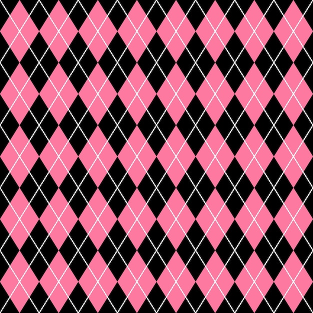 Vector de fondo sin costura de patrón argyle