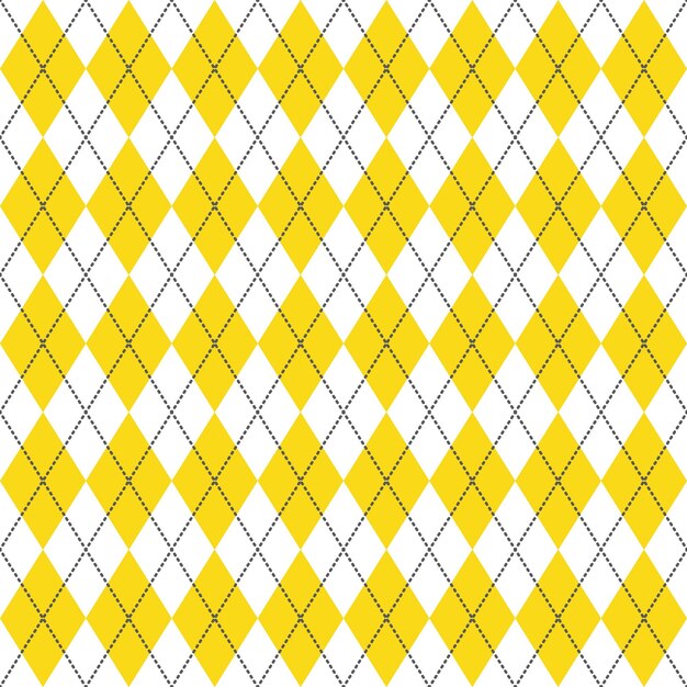 Vector de fondo sin costura de patrón argyle