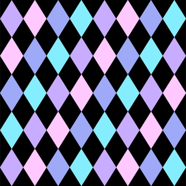 Vector de fondo sin costura de patrón argyle