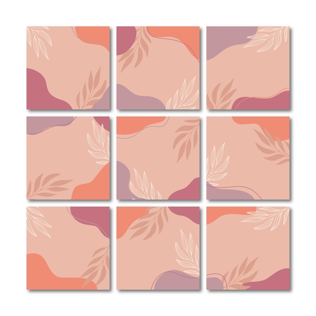 vector de fondo cuadrado abstracto