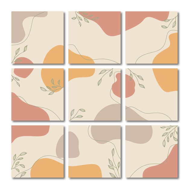 vector de fondo cuadrado abstracto