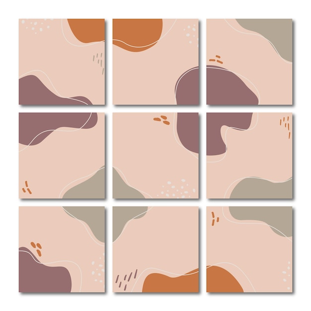 vector de fondo cuadrado abstracto