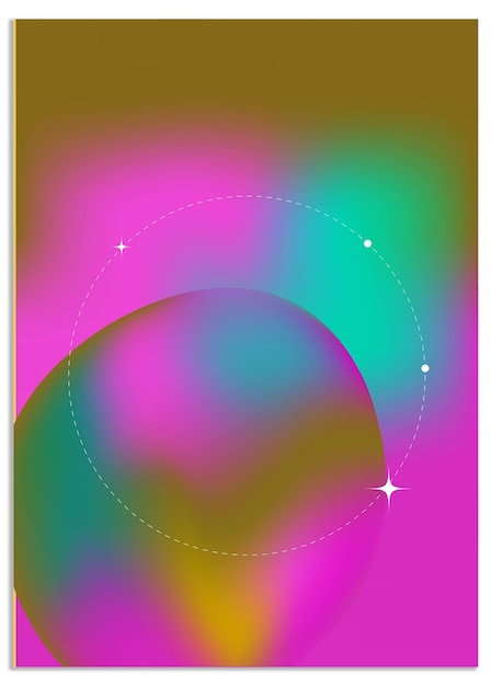 Vector de fondo degradado colorido