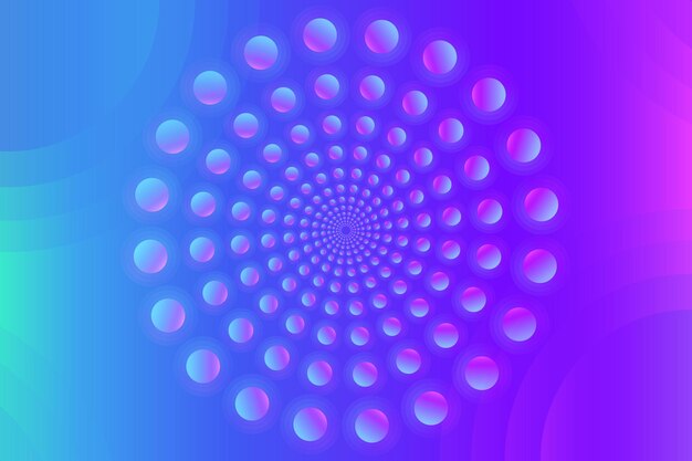 vector de fondo degradado espiral geométrica