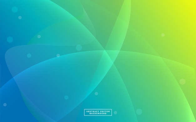 Vector de fondo degradado suave Fondo ondulado degradado verde elegante