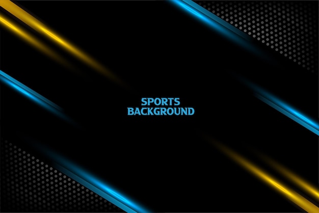 Vector de fondo de deportes modernos Fondo de diseño de deportes abstractos