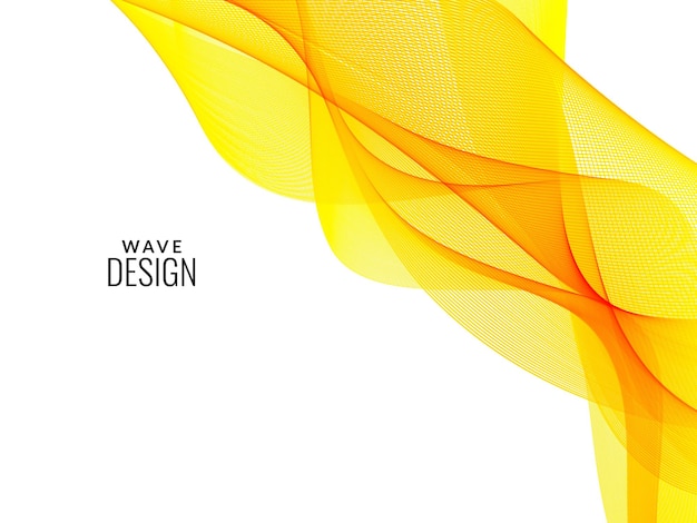Vector de fondo de diseño de onda colorida elegante suave abstracto