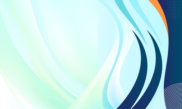 vector de fondo de diseño ondulado abstracto vector de fondo abstracto azul