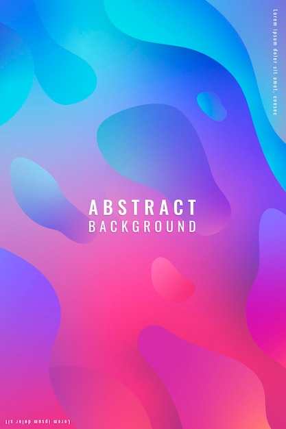 Vector de fondo estampado transparente abstracto azul