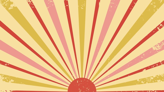 vector de fondo en estilo retro retro sun circus retro abstracto 80s
