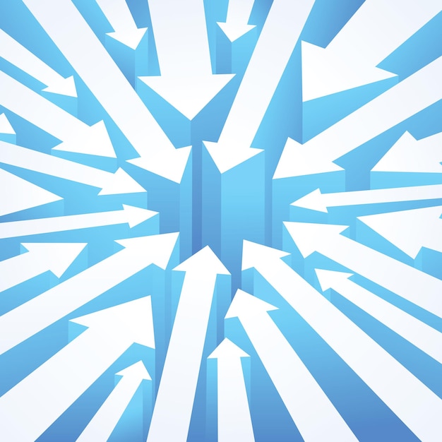 Vector de fondo con flechas verticales