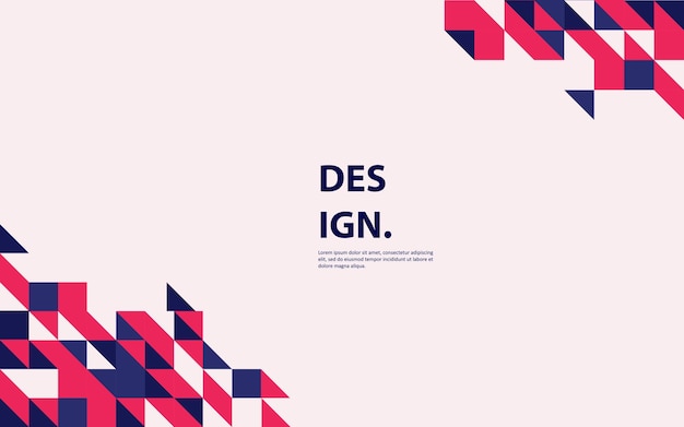 Vector de fondo de forma geométrica abstracta moderna