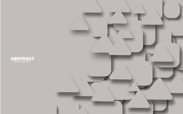 Vector de fondo de forma geométrica papercut abstracto