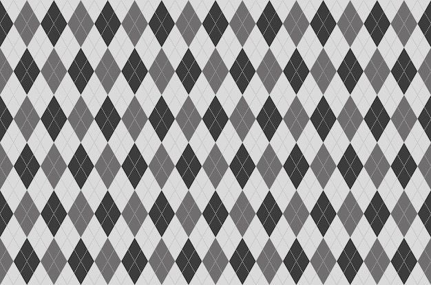 Vector de fondo de formas de diamante de patrón de rombos gris transparente