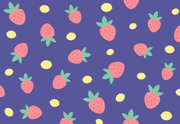 Vector de fondo de fruta