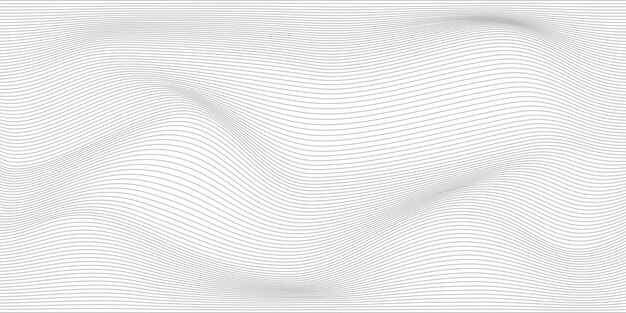 Vector fondo geométrico abstracto líneas curvas