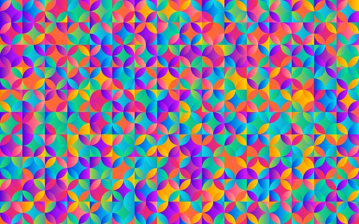 Vector vector de fondo geométrico de colores abstractos