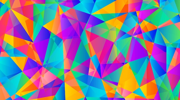 Vector de fondo geométrico de colores abstractos