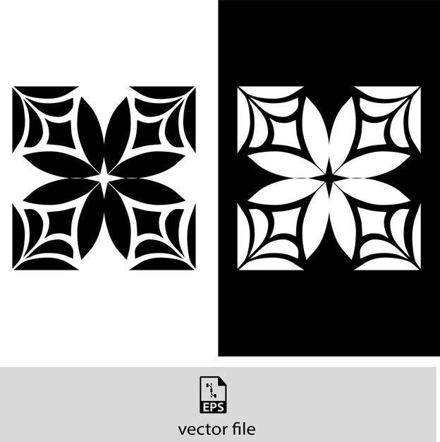 Vector de fondo geométrico simple de flor de maíz