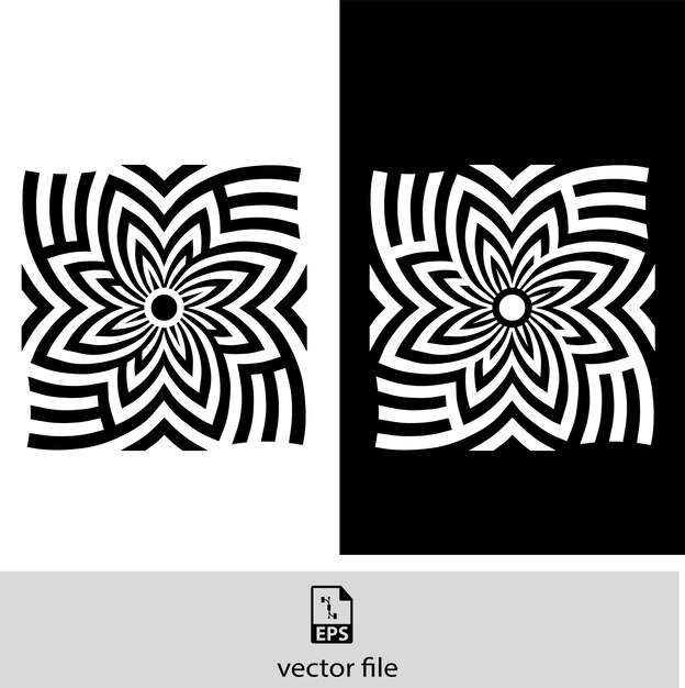 Vector de fondo geométrico simple de flor de maíz