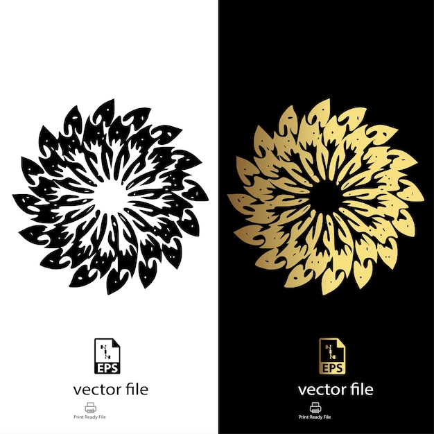 Vector de fondo geométrico simple de flor de maíz