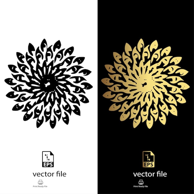 Vector de fondo geométrico simple de flor de maíz