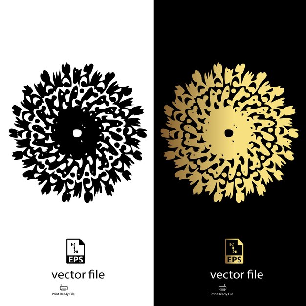 Vector de fondo geométrico simple de flor de maíz