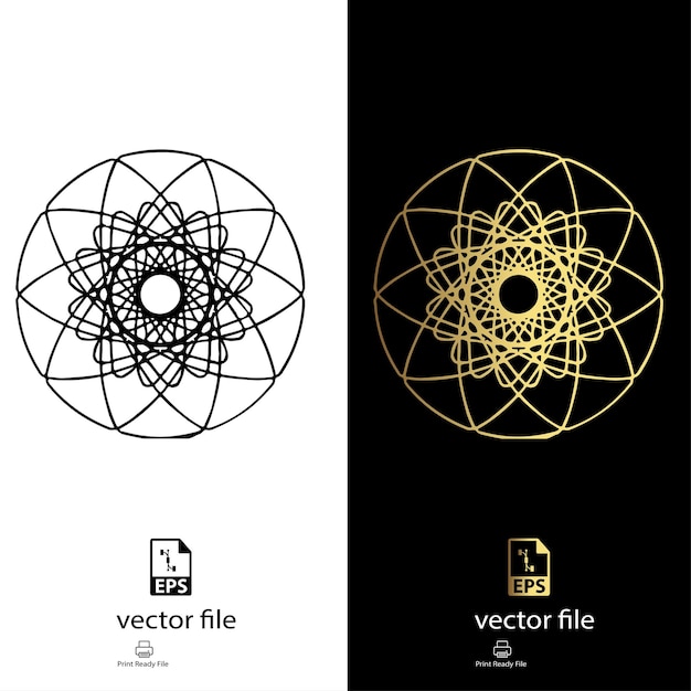 Vector de fondo geométrico simple de flor de maíz