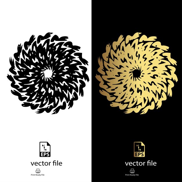 Vector de fondo geométrico simple de flor de maíz