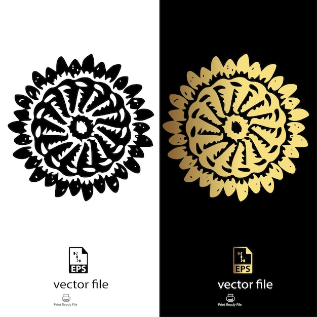 Vector de fondo geométrico simple de flor de maíz