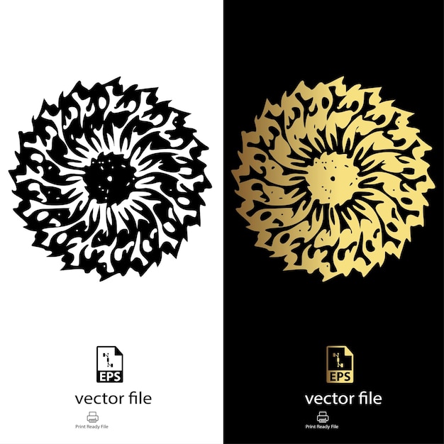 Vector de fondo geométrico simple de flor de maíz