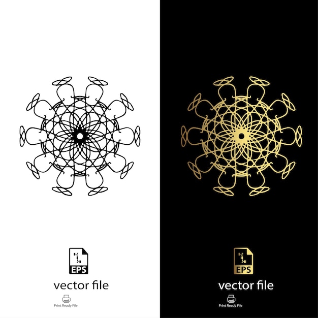 Vector de fondo geométrico simple de flor de maíz