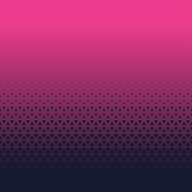 Vector de fondo geométrico transparente de patrón de triángulo de semitono