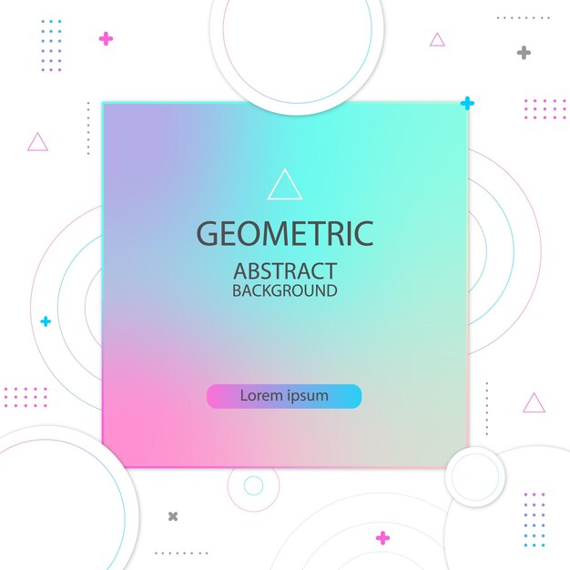 Vector vector de fondo geométrico