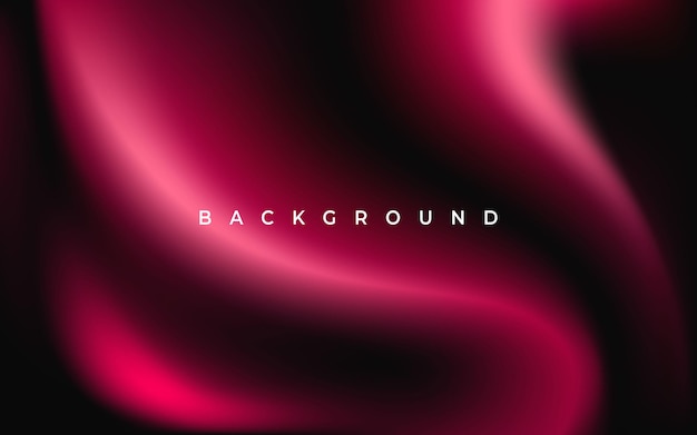 Vector de fondo de gradación líquida de onda abstracta color rosa