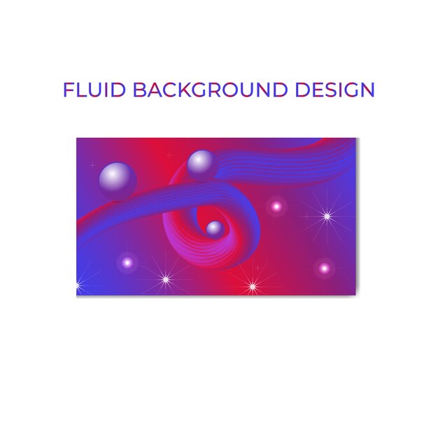 Vector de fondo de gradiente de forma fluida Diseño