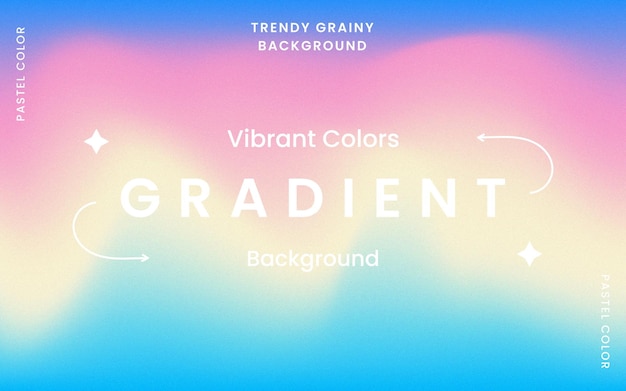 Vector fondo granulado de moda con colores vibrantes gratis