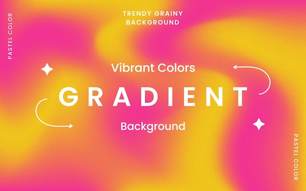 Vector fondo granulado de moda con colores vibrantes gratis