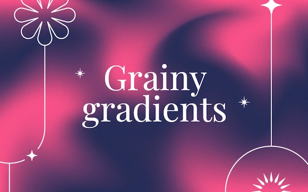 Vector fondo granulado de moda con colores vibrantes gratis